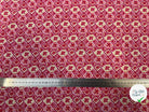 VISCOSE IMPRIMÉE LOSANGES ROSE ET BORDEAUX - My Little Coupon