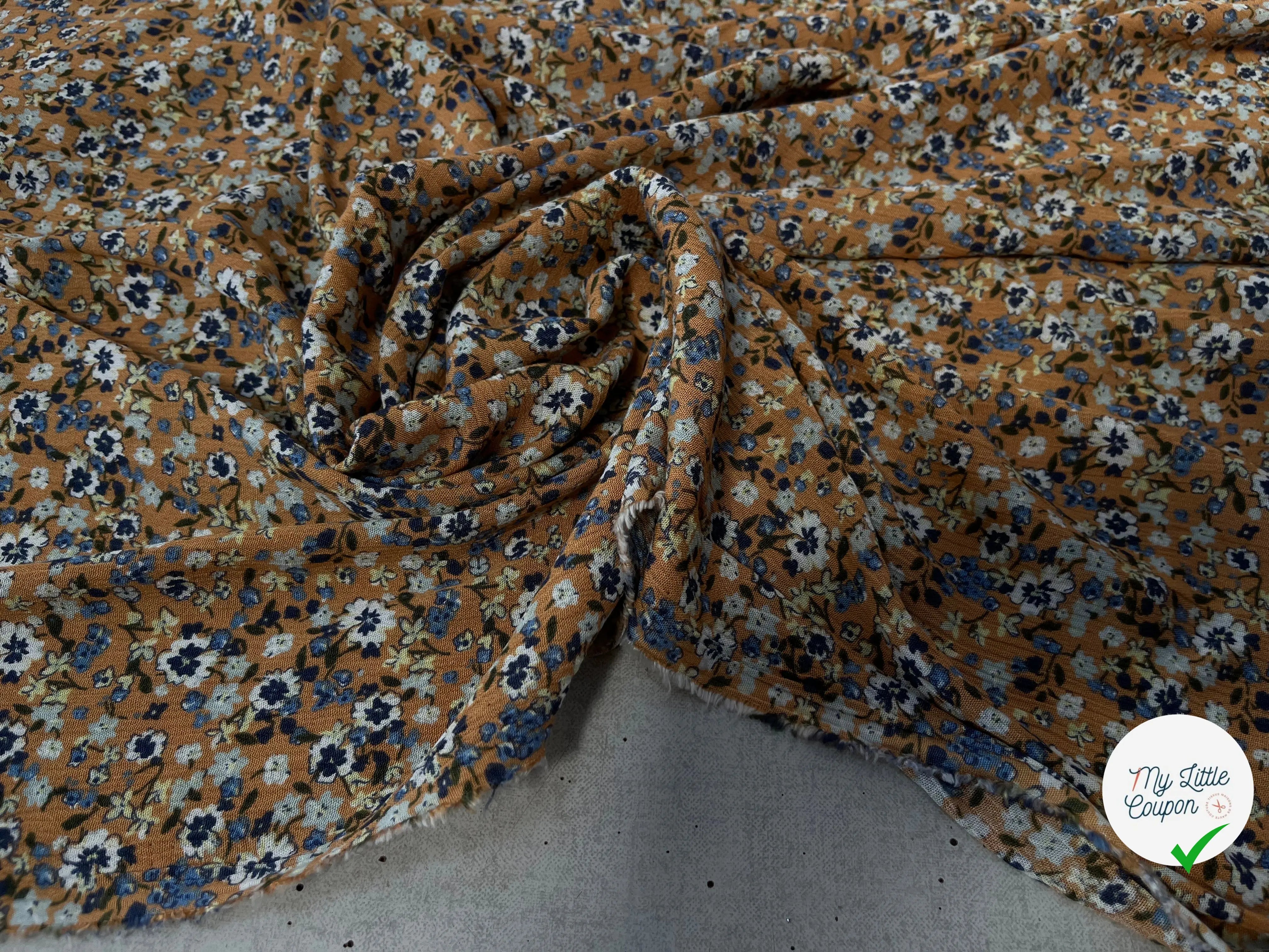 VISCOSE IMPRIMÉE PETITES FLEURS - My Little Coupon