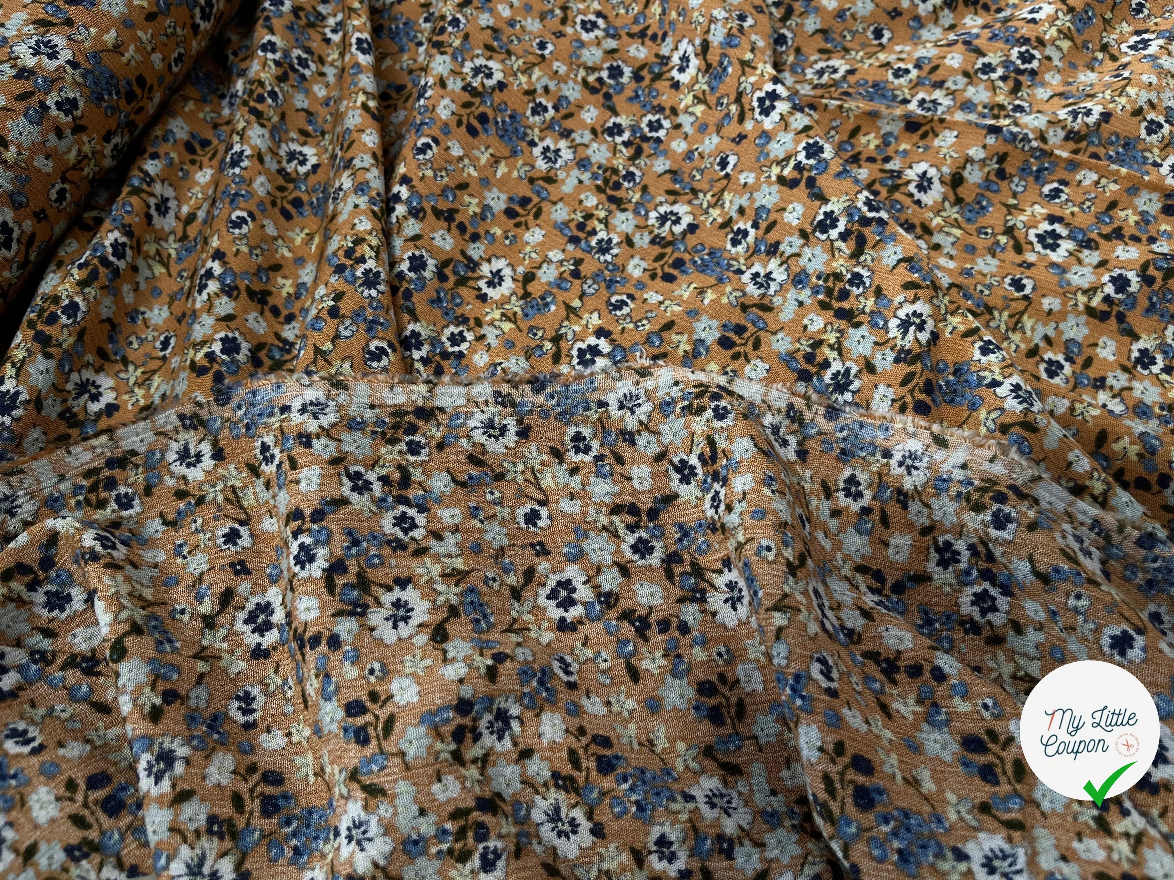 VISCOSE IMPRIMÉE PETITES FLEURS - My Little Coupon