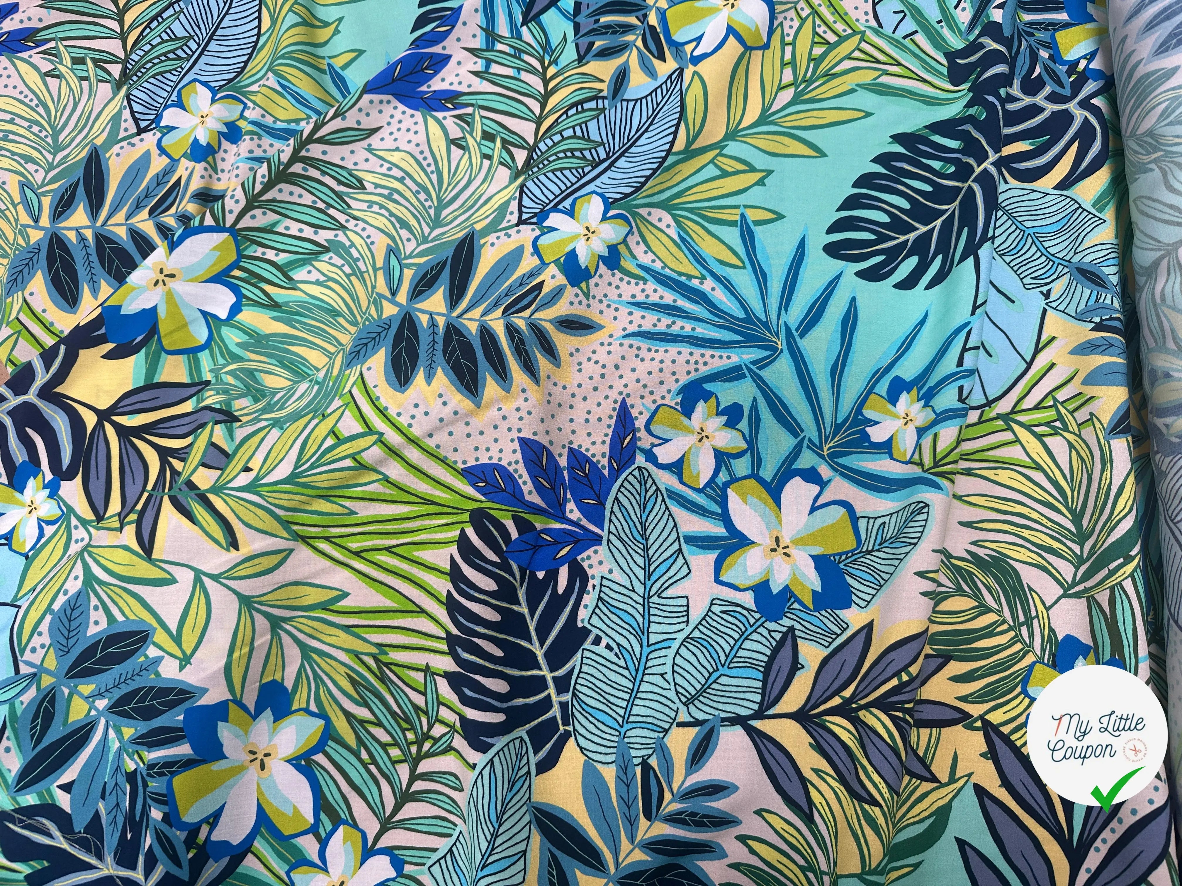 VISCOSE ITALIENNE FLORALE - My Little Coupon