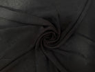 VISCOSE JACQUARD NOIR MOTIFS TONS SUR TONS BRILLANTS - My Little Coupon