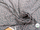 VISCOSE JOLI VERT BULLES ROSÉ ROUGE - My Little Coupon
