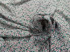 VISCOSE JOLI VERT BULLES ROSÉ ROUGE - My Little Coupon