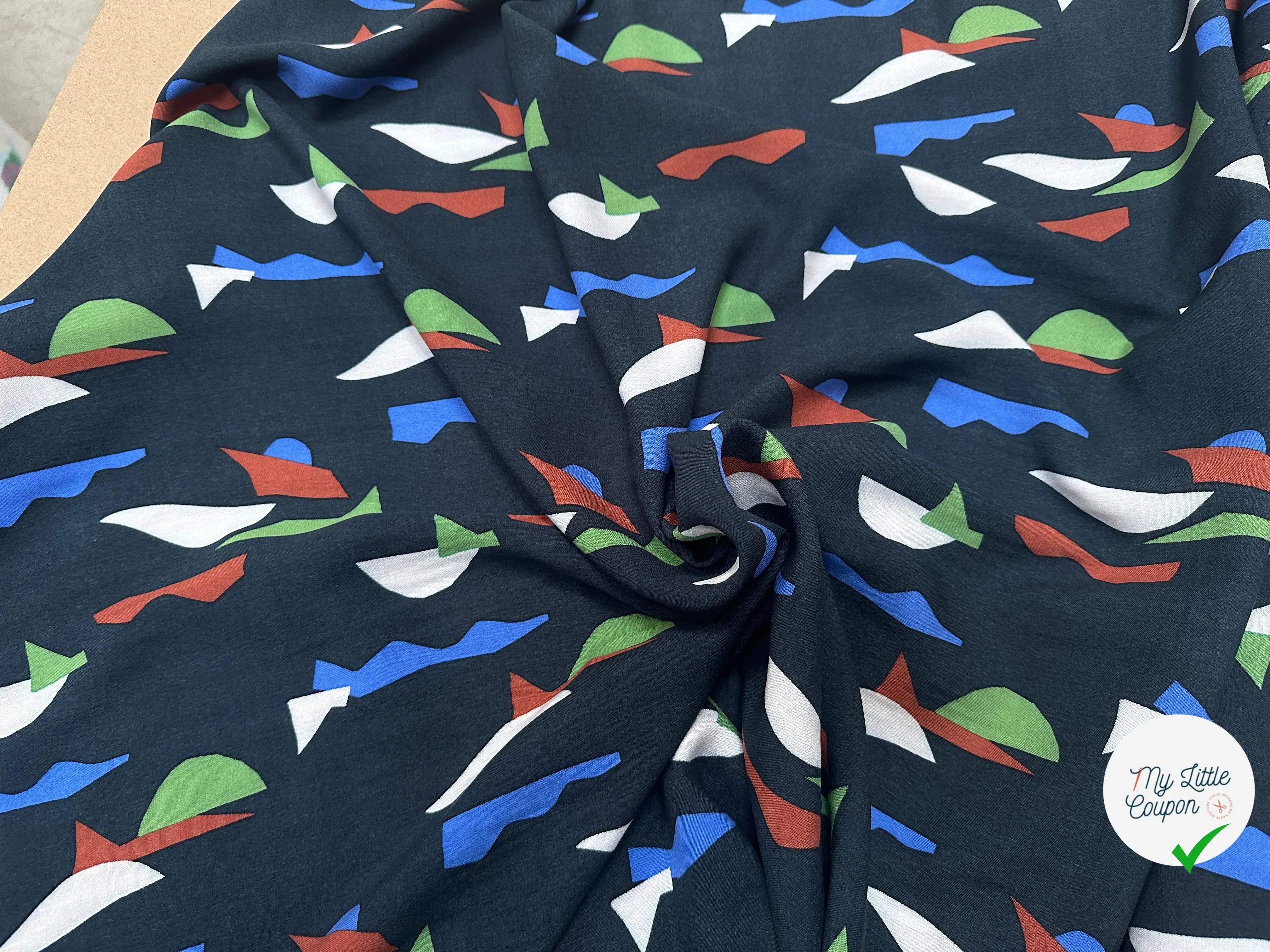 VISCOSE KUZEE NOIR / VERT 1B D16X 150 - My Little Coupon