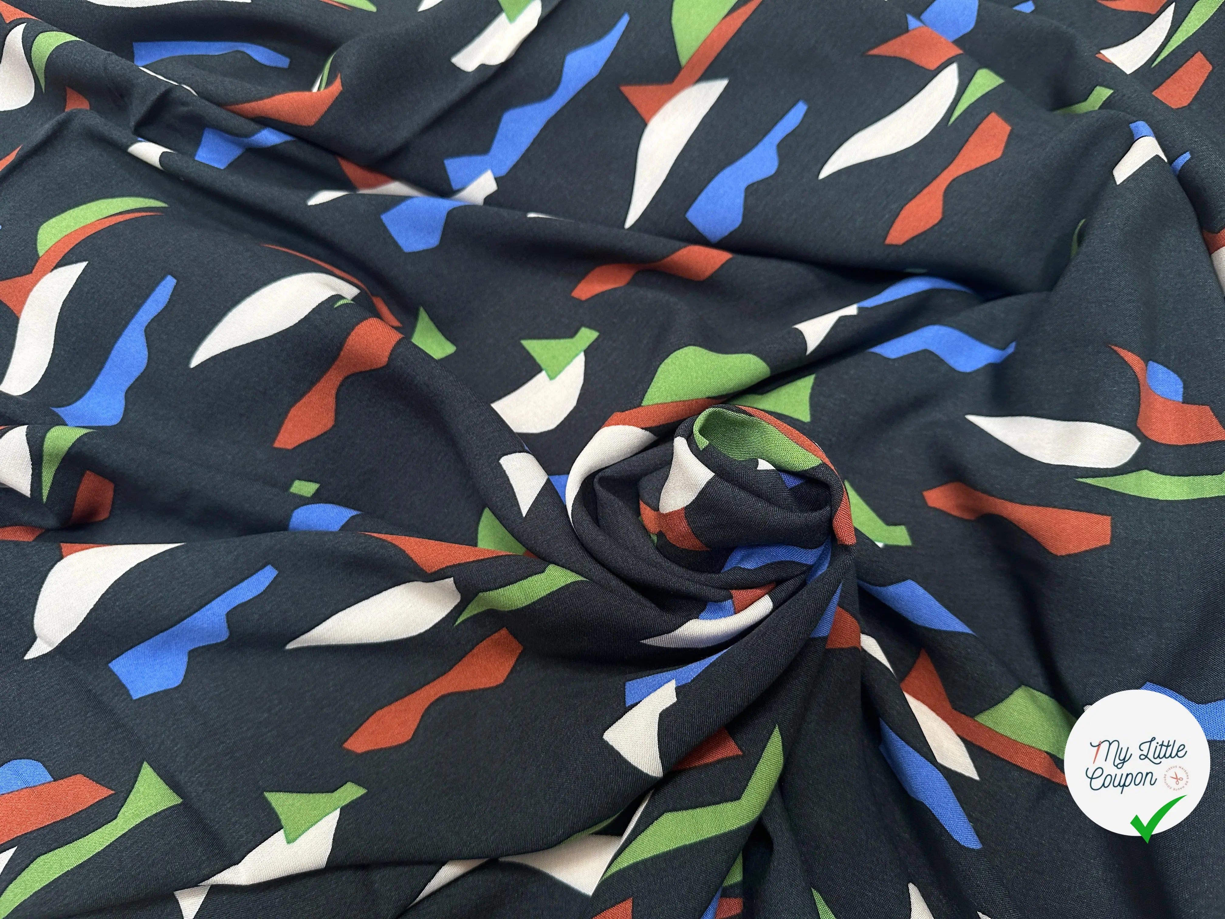 VISCOSE KUZEE NOIR / VERT 1B D16X 150 - My Little Coupon
