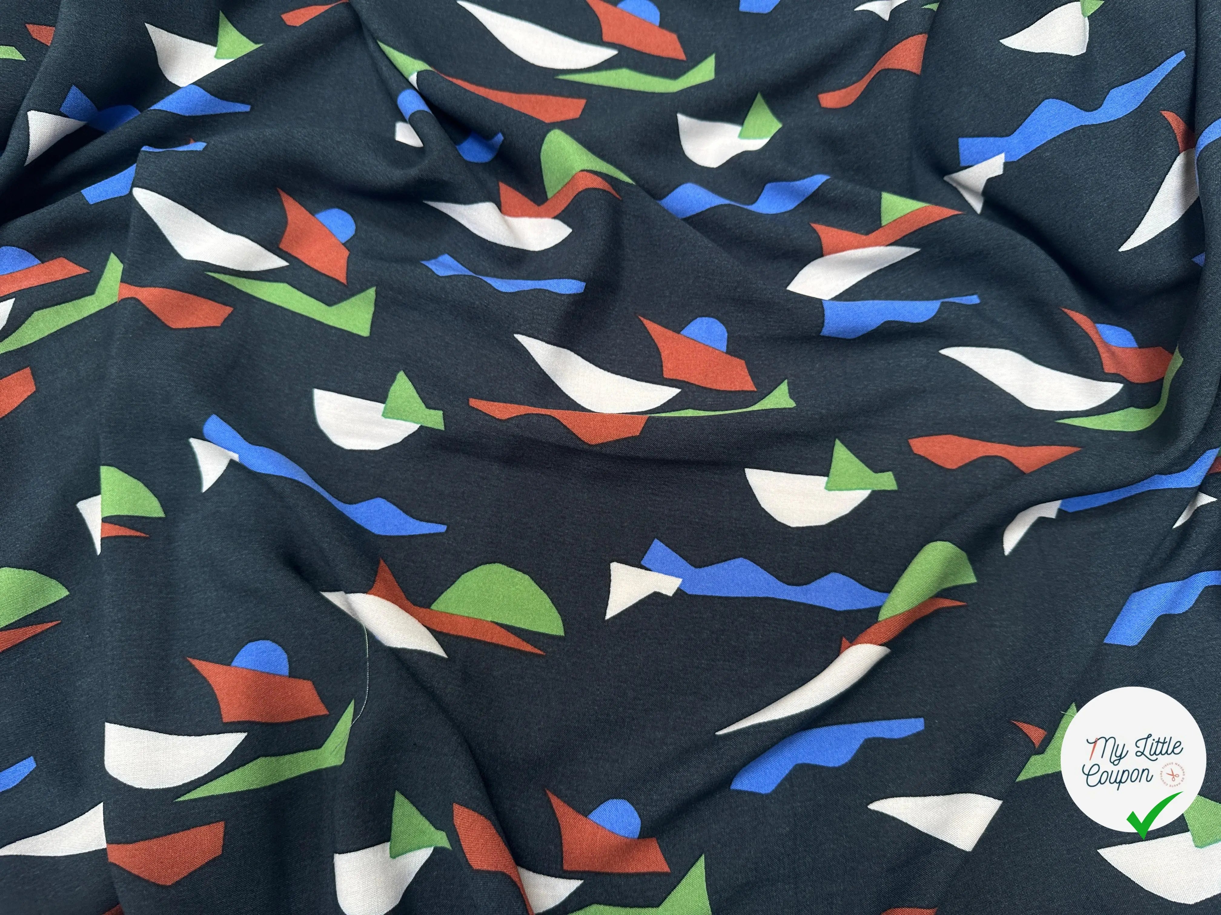 VISCOSE KUZEE NOIR / VERT 1B D16X 150 - My Little Coupon