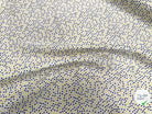 VISCOSE LEGREMENT SATINÉE FOND BLANC CERLES NOIR ET JAUNE QUALITÉ COMO - My Little Coupon