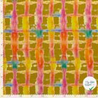 VISCOSE LIN CHAINE ET TRAME ABSTRAIT VERT CITRON - My Little Coupon