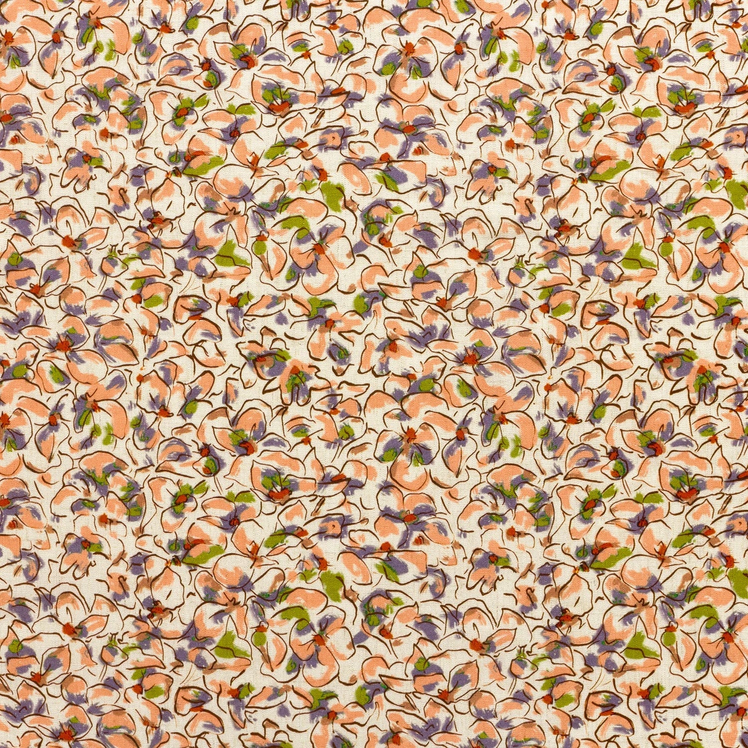 VISCOSE LIN FLOWERS 1 - My Little Coupon