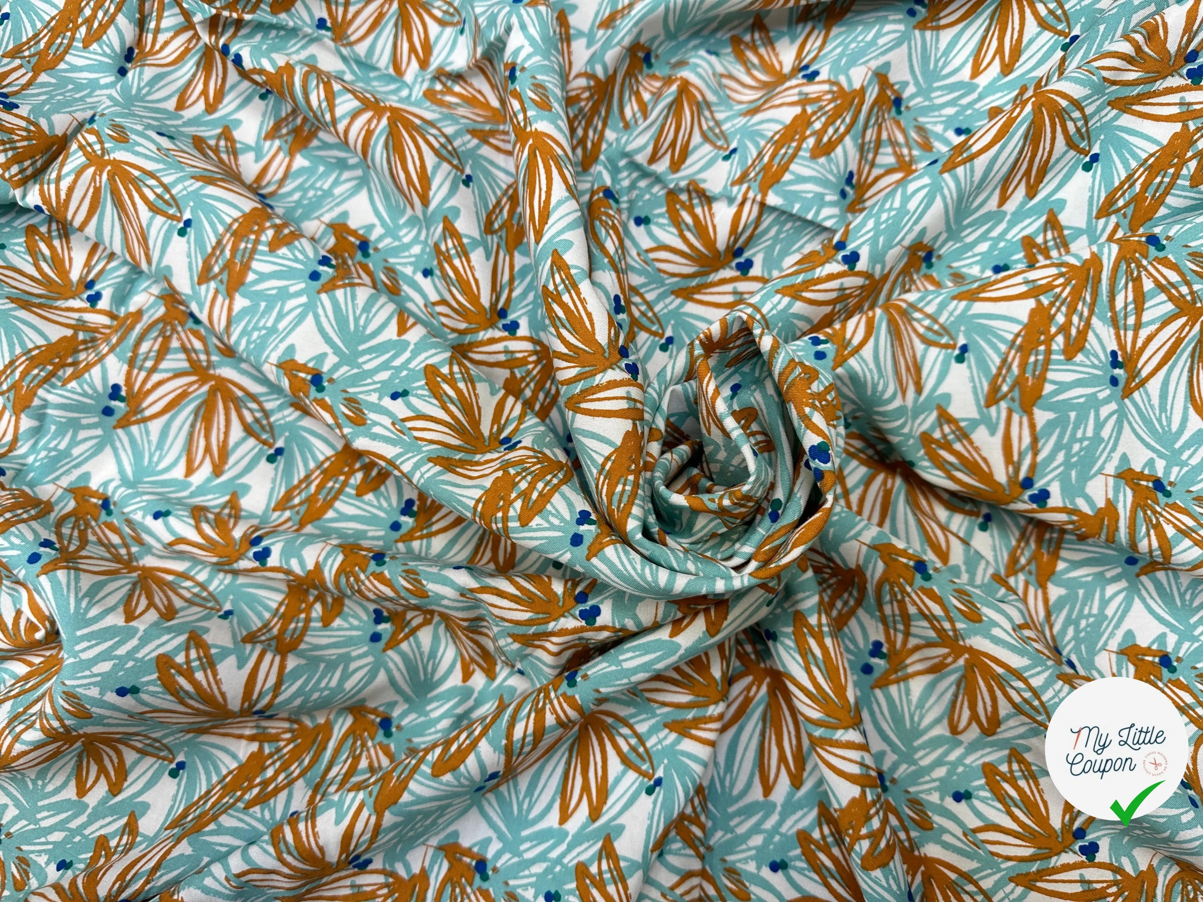 VISCOSE NABALI MENTHE / ROUILLE 2B D9X 150 - My Little Coupon