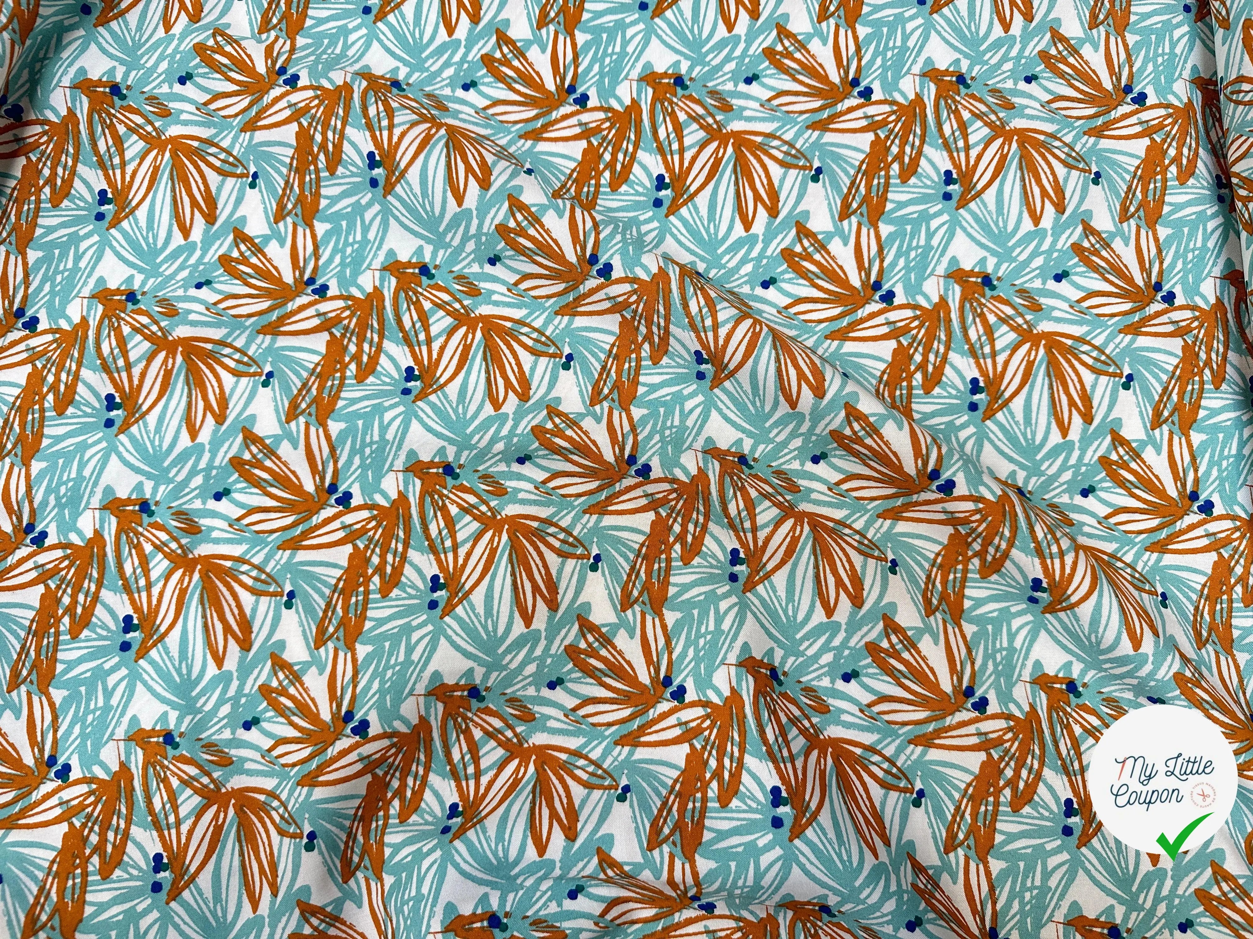 VISCOSE NABALI MENTHE / ROUILLE 2B D9X 150 - My Little Coupon