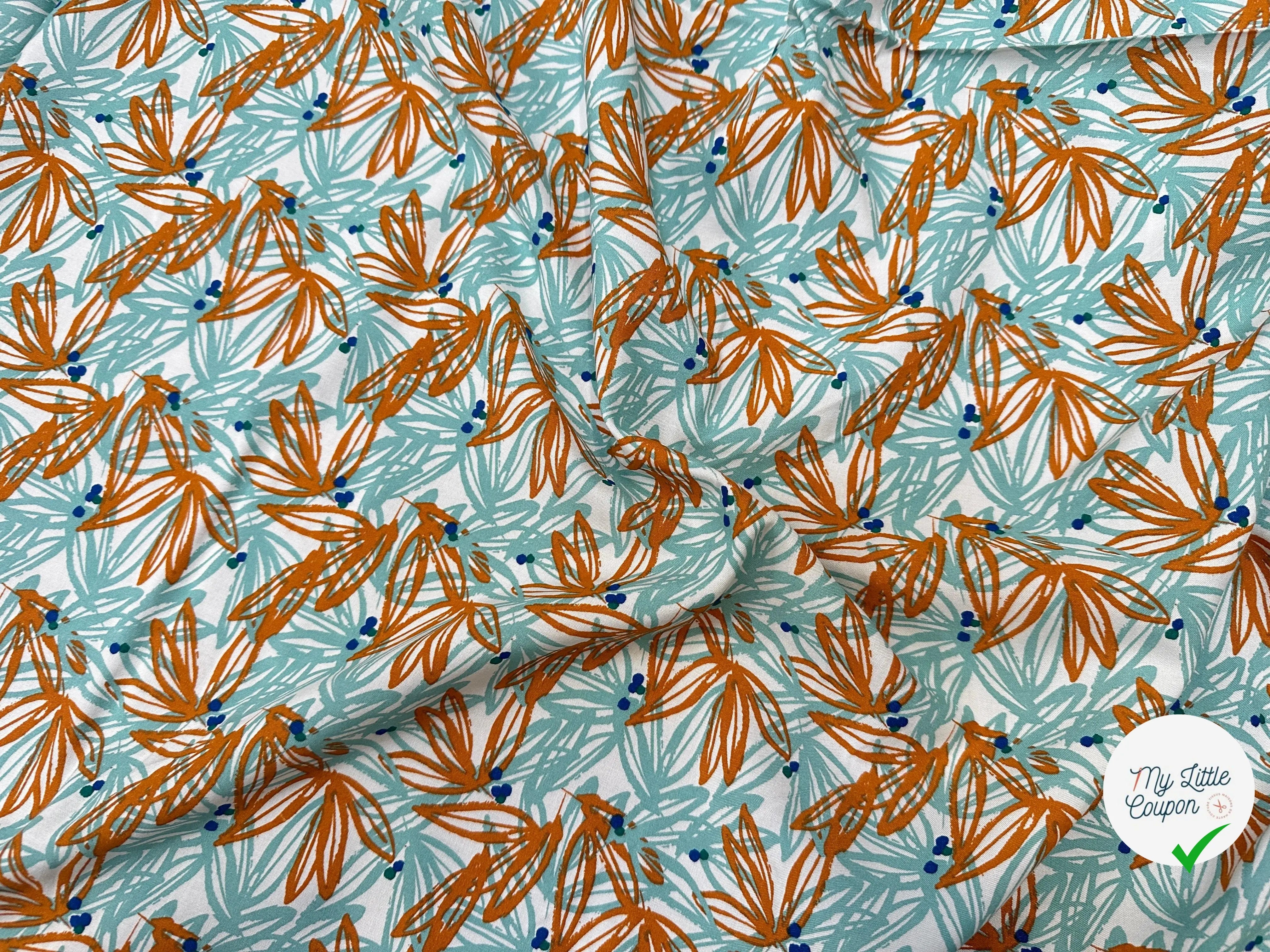 VISCOSE NABALI MENTHE / ROUILLE 2B D9X 150 - My Little Coupon