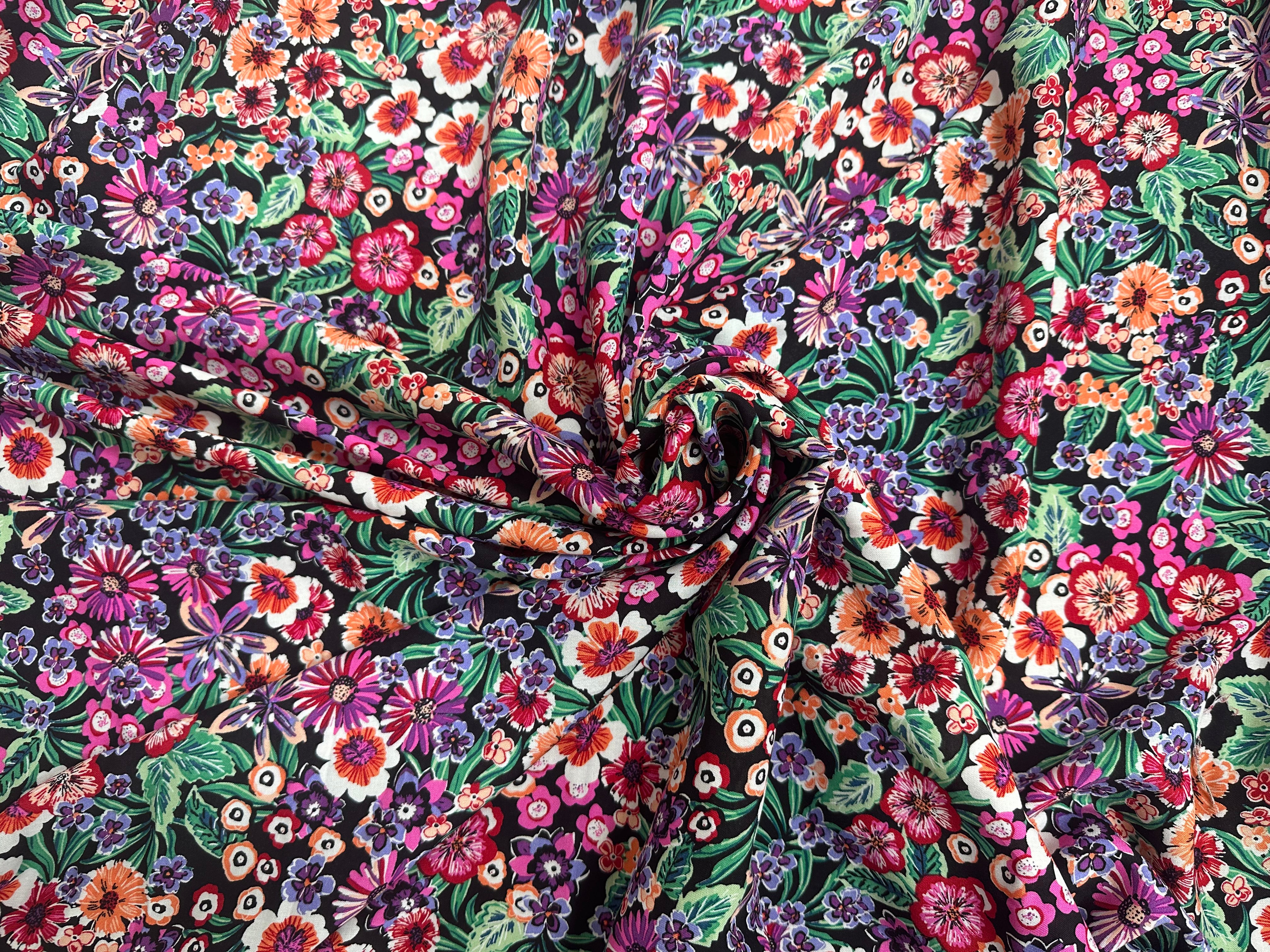 VISCOSE ORPHEE VIOLET OEKO-TEX - My Little Coupon