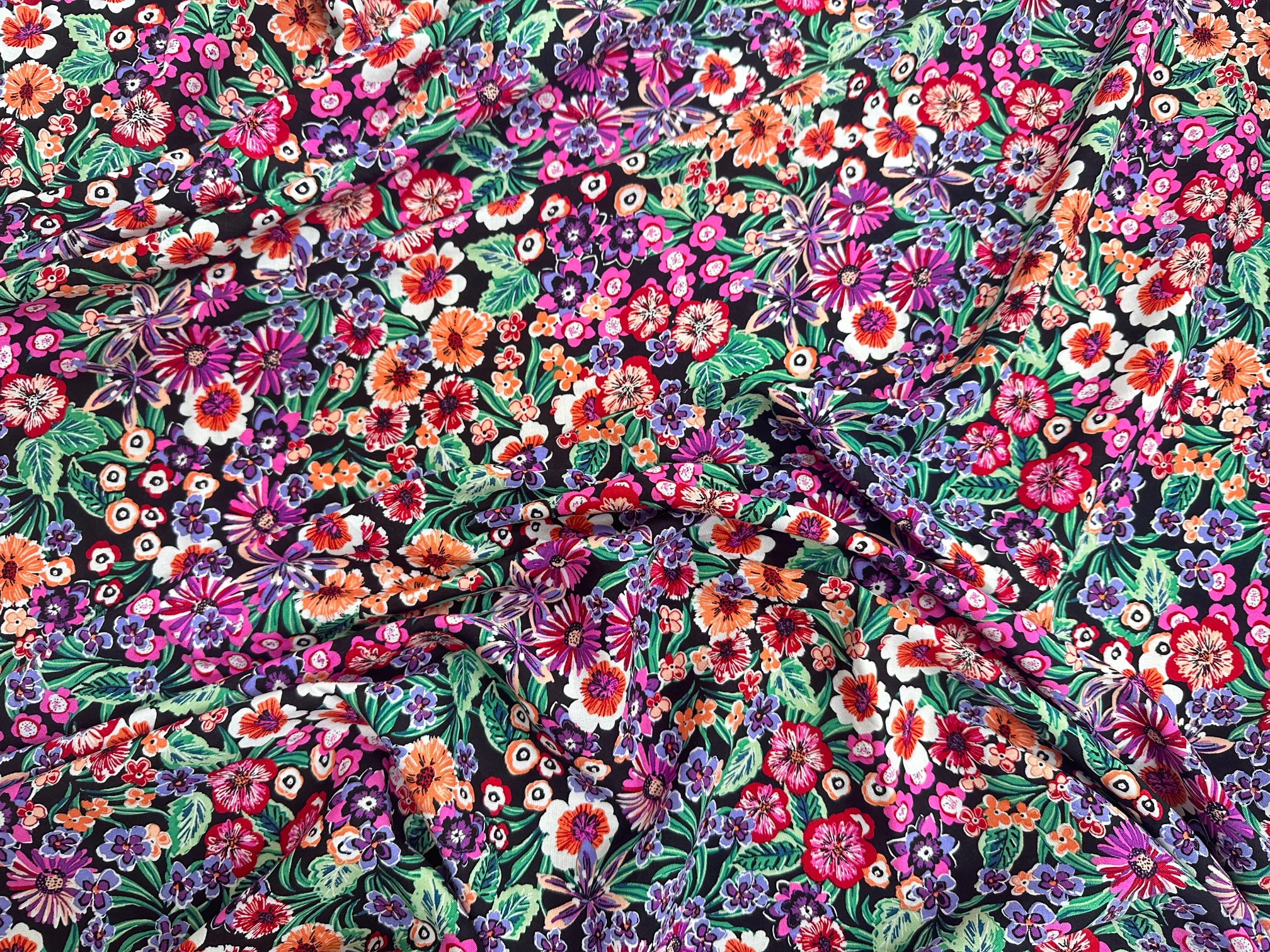 VISCOSE ORPHEE VIOLET OEKO-TEX - My Little Coupon