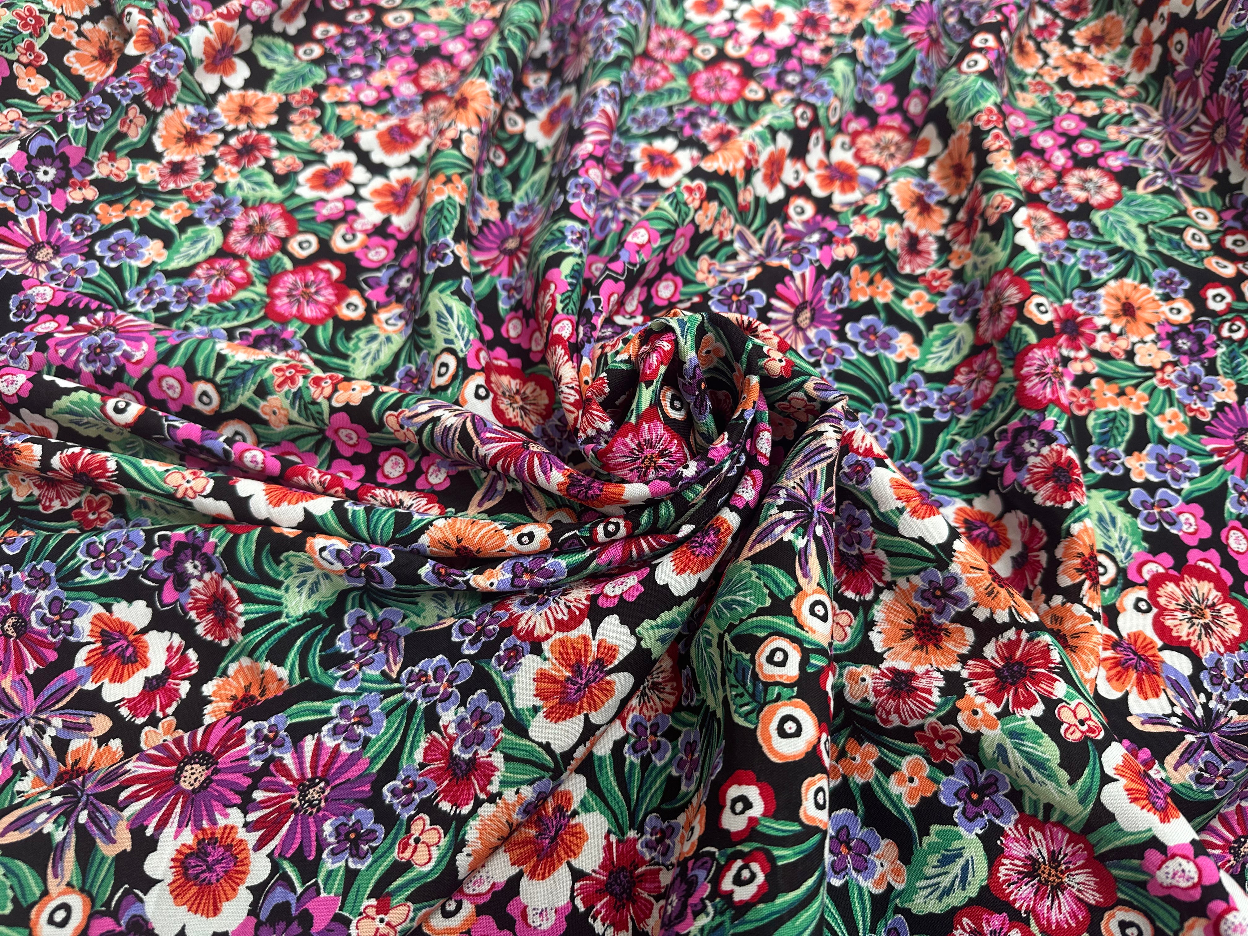 VISCOSE ORPHEE VIOLET OEKO-TEX - My Little Coupon