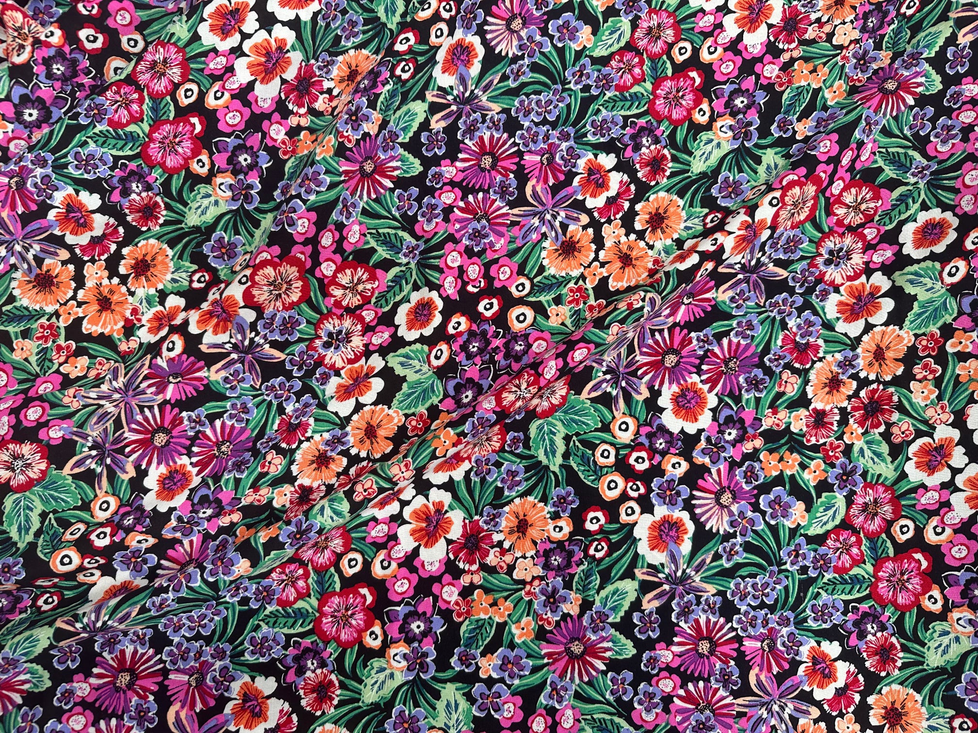 VISCOSE ORPHEE VIOLET OEKO-TEX - My Little Coupon