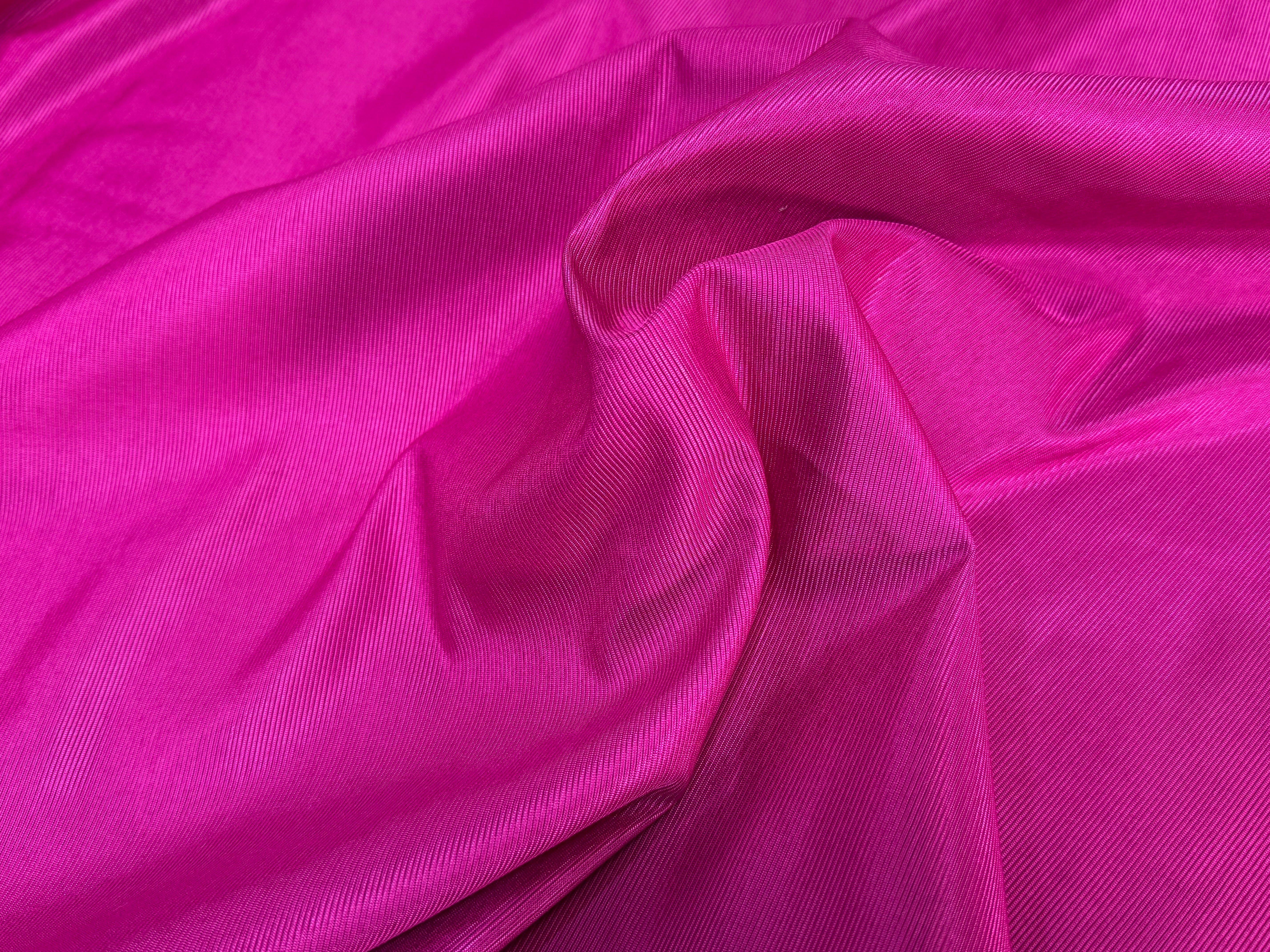 VISCOSE OTTOMAN TRAITEMENT TÉFLON ROSE FUSHIA - My Little Coupon