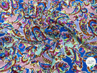 VISCOSE PAISLEY BLEU MULTICO 140 CM - My Little Coupon