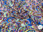 VISCOSE PAISLEY BLEU MULTICO 140 CM - My Little Coupon