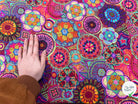 VISCOSE ROSACE FUCHSIA 140 CM - My Little Coupon