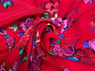 VISCOSE ROUGE DE FLEURS SUPERBE - My Little Coupon