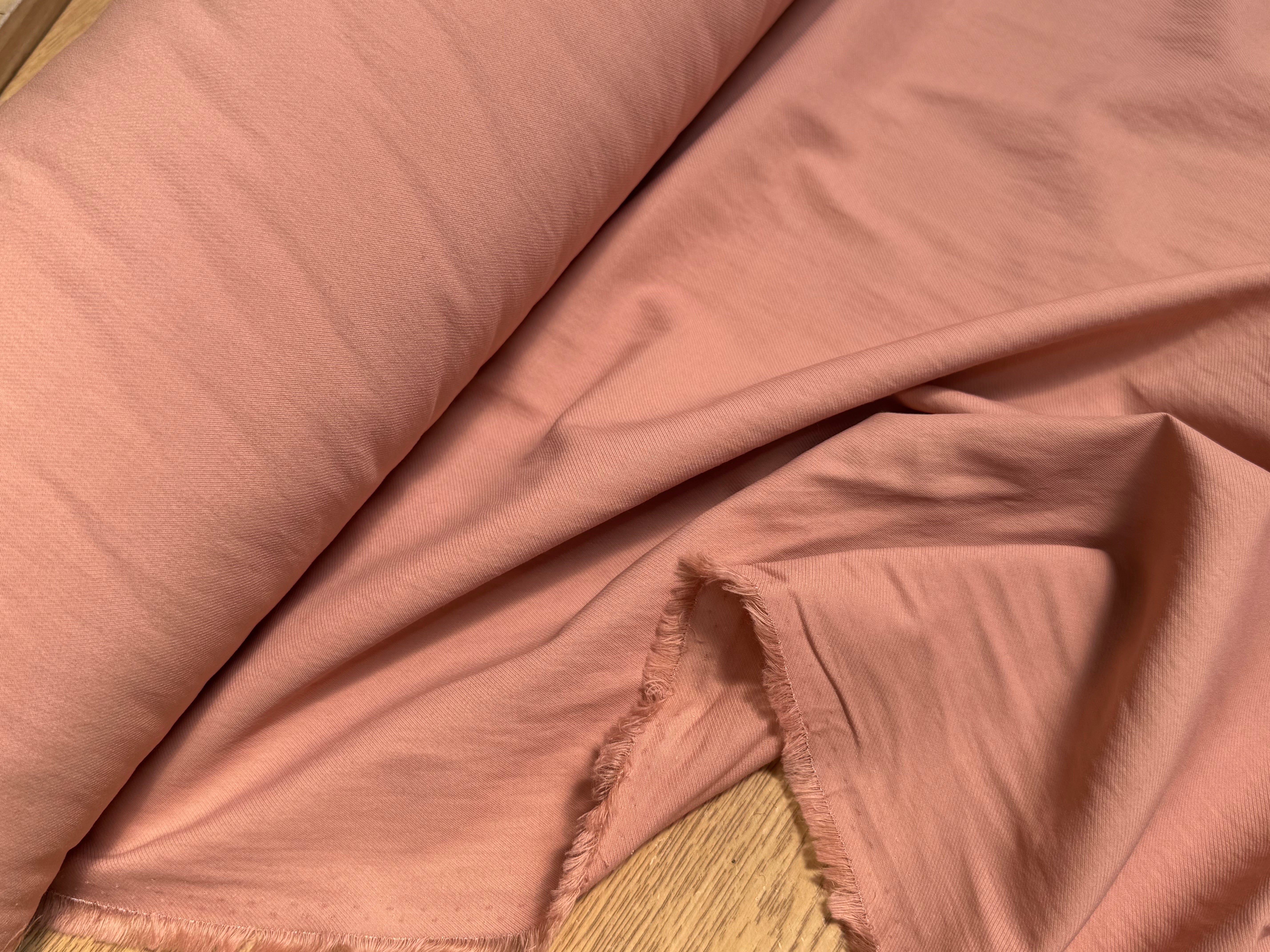 VISCOSE SERGÉE 34% COTON PECHE - My Little Coupon