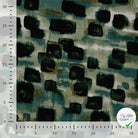 Viscose stretch imprimée abstrait kaki - texture