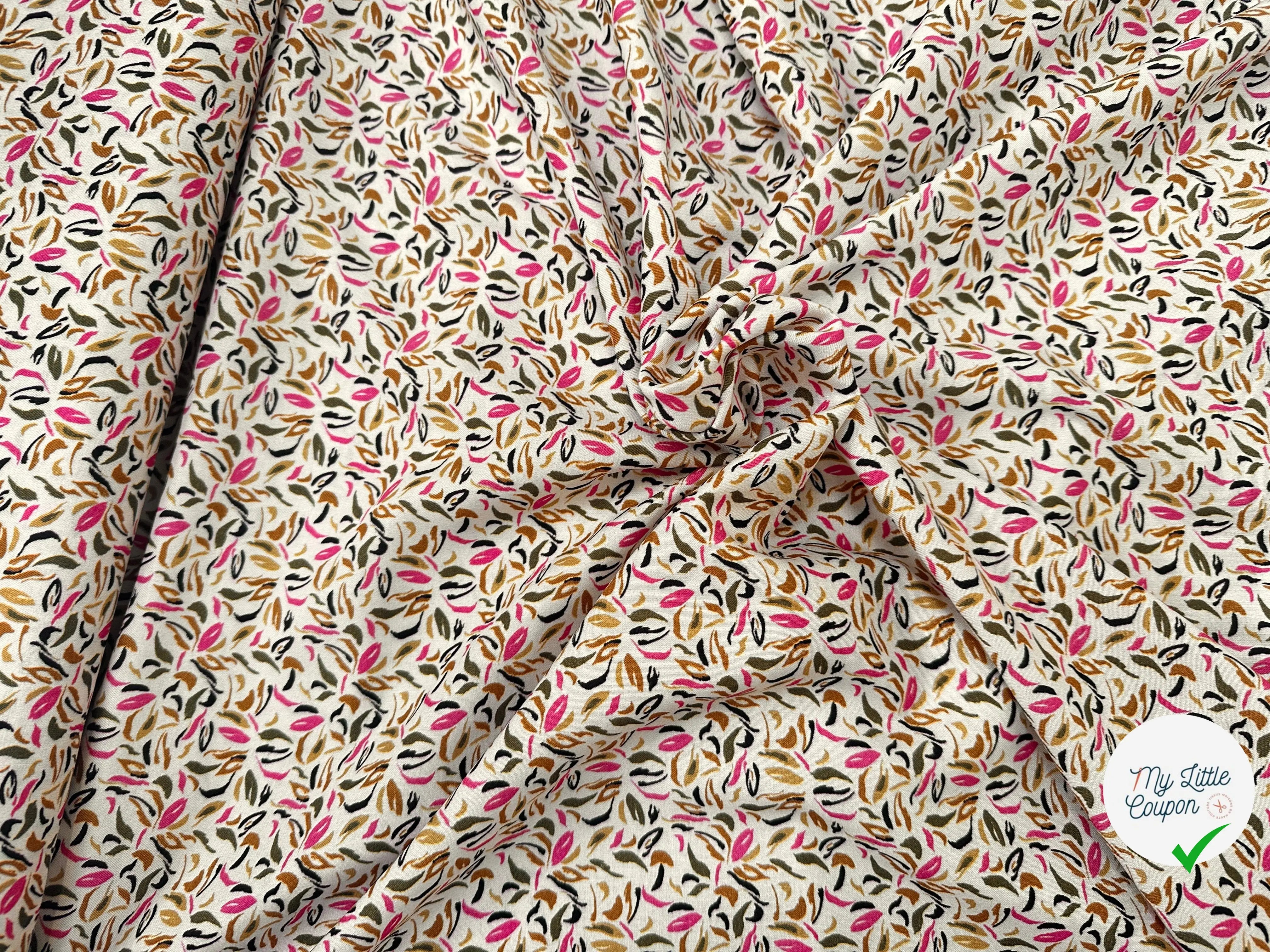 VISCOSE TEREZA ECRU / ROSE 1UNUM D7X 150 - My Little Coupon