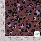 VISCOSE TWILL PRINT LEOPARD LILAC - BLACK - My Little Coupon