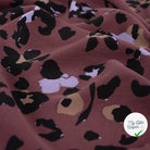 VISCOSE TWILL PRINT LEOPARD LILAC - BLACK - My Little Coupon