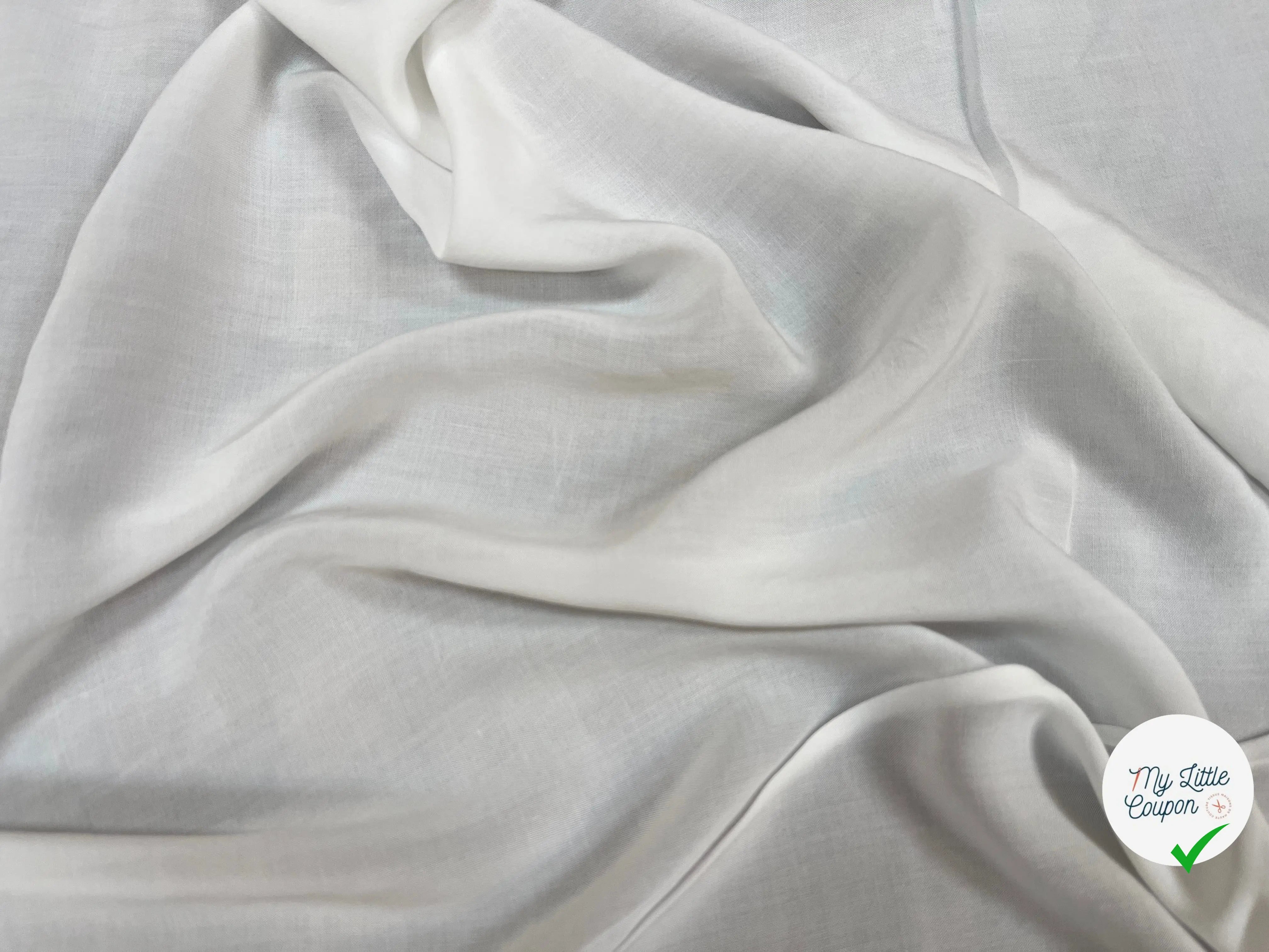 VISCOSE UNIE BLANCHE - My Little Coupon
