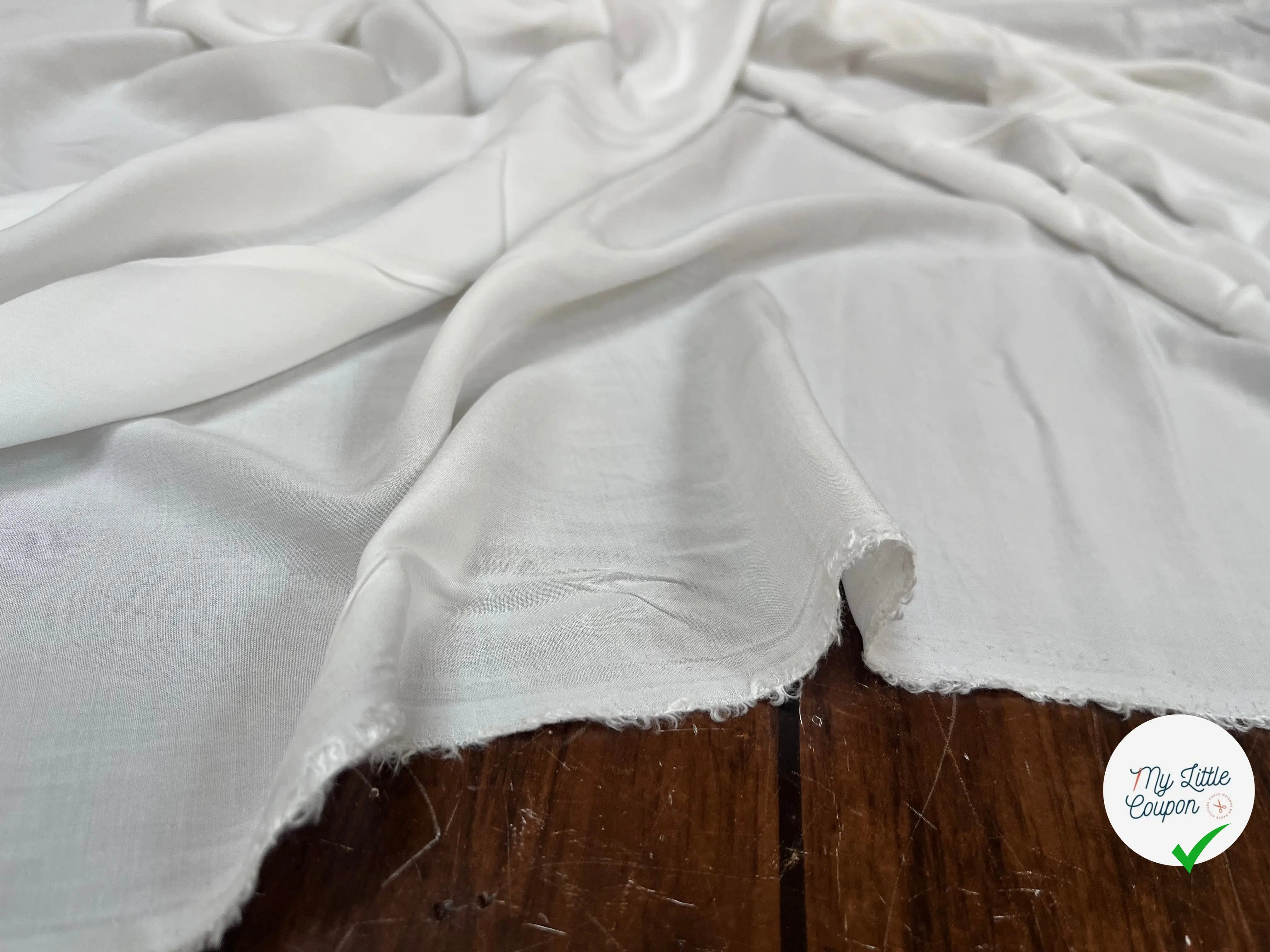 VISCOSE UNIE BLANCHE - My Little Coupon