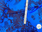 VISCOSE VELOUTÉ SUBLIME BLEU ARFICA LEGEREMENT SATINÉE - My Little Coupon