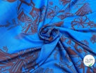 VISCOSE VELOUTÉ SUBLIME BLEU ARFICA LEGEREMENT SATINÉE - My Little Coupon