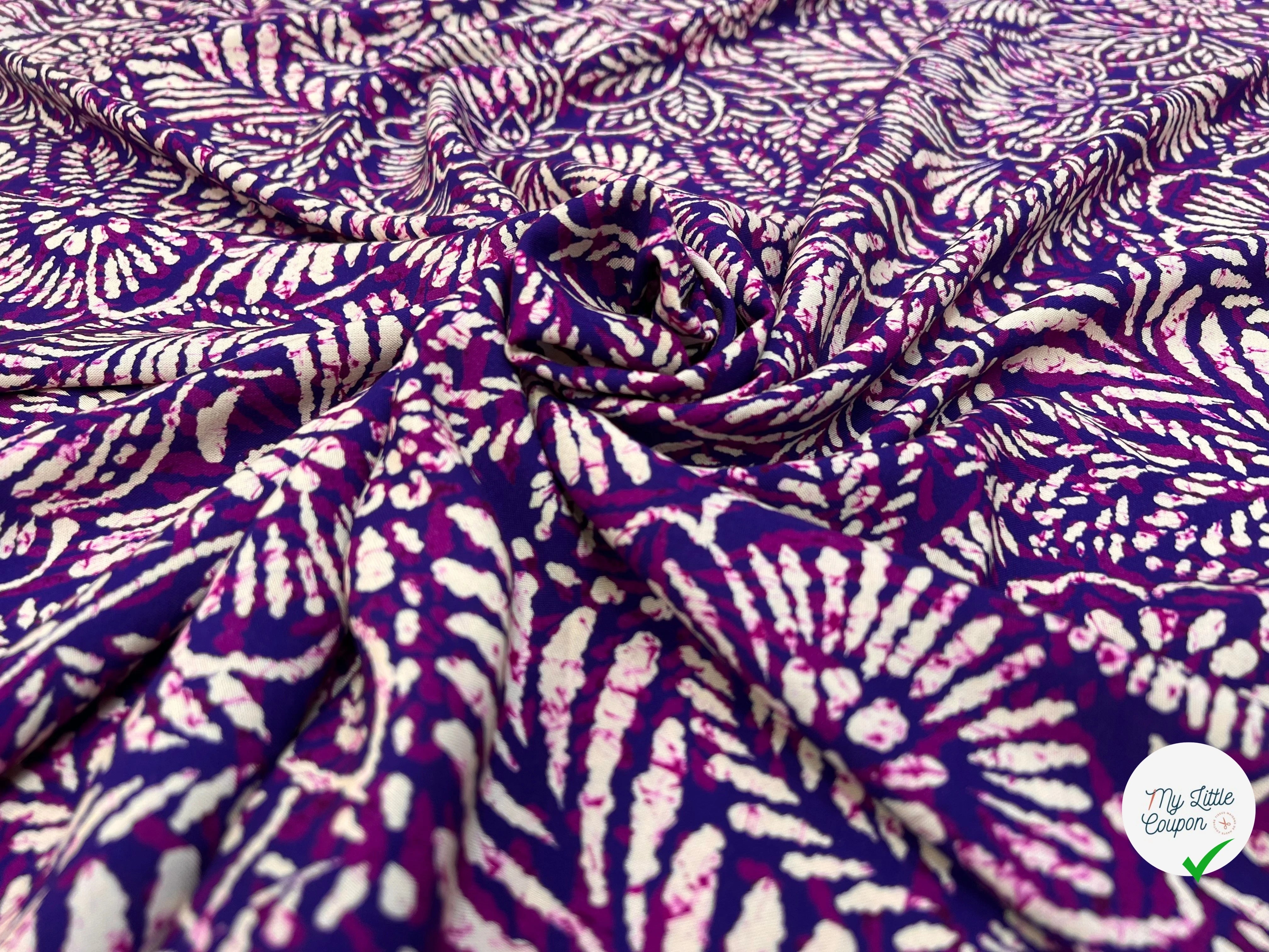 VISCOSE VIOLETTA VIOLET 140 CM - My Little Coupon
