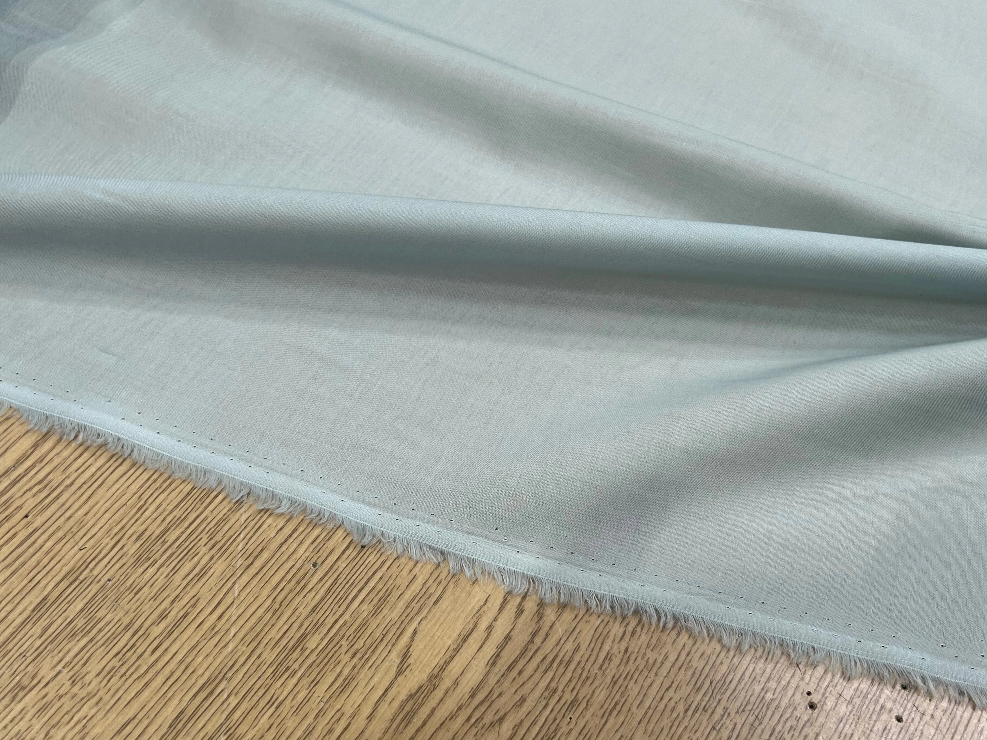VOILE DE COTON 100% COTON BLEU VERT - My Little Coupon