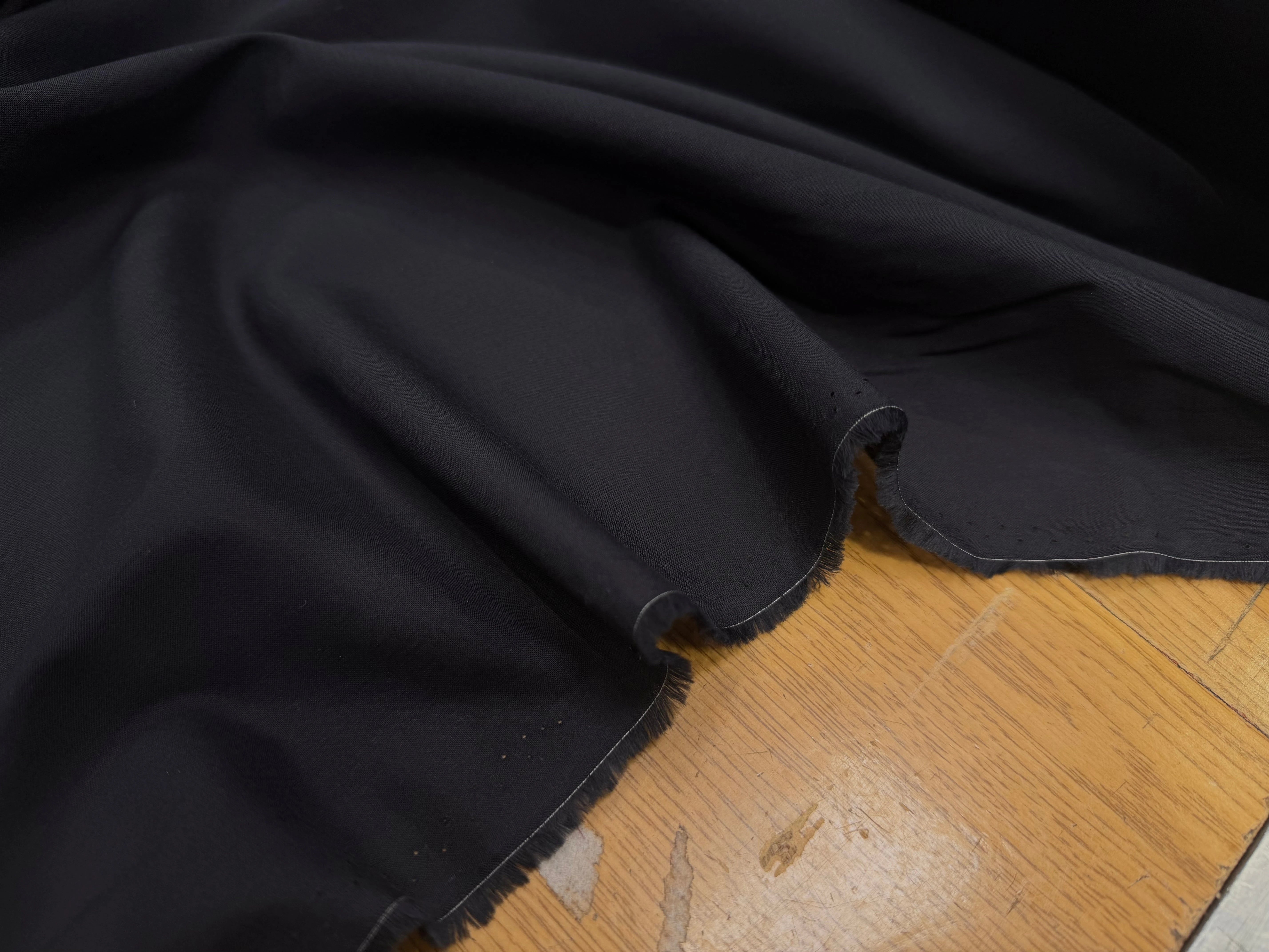 VOILE DE COTON BLEU MARINE - My Little Coupon