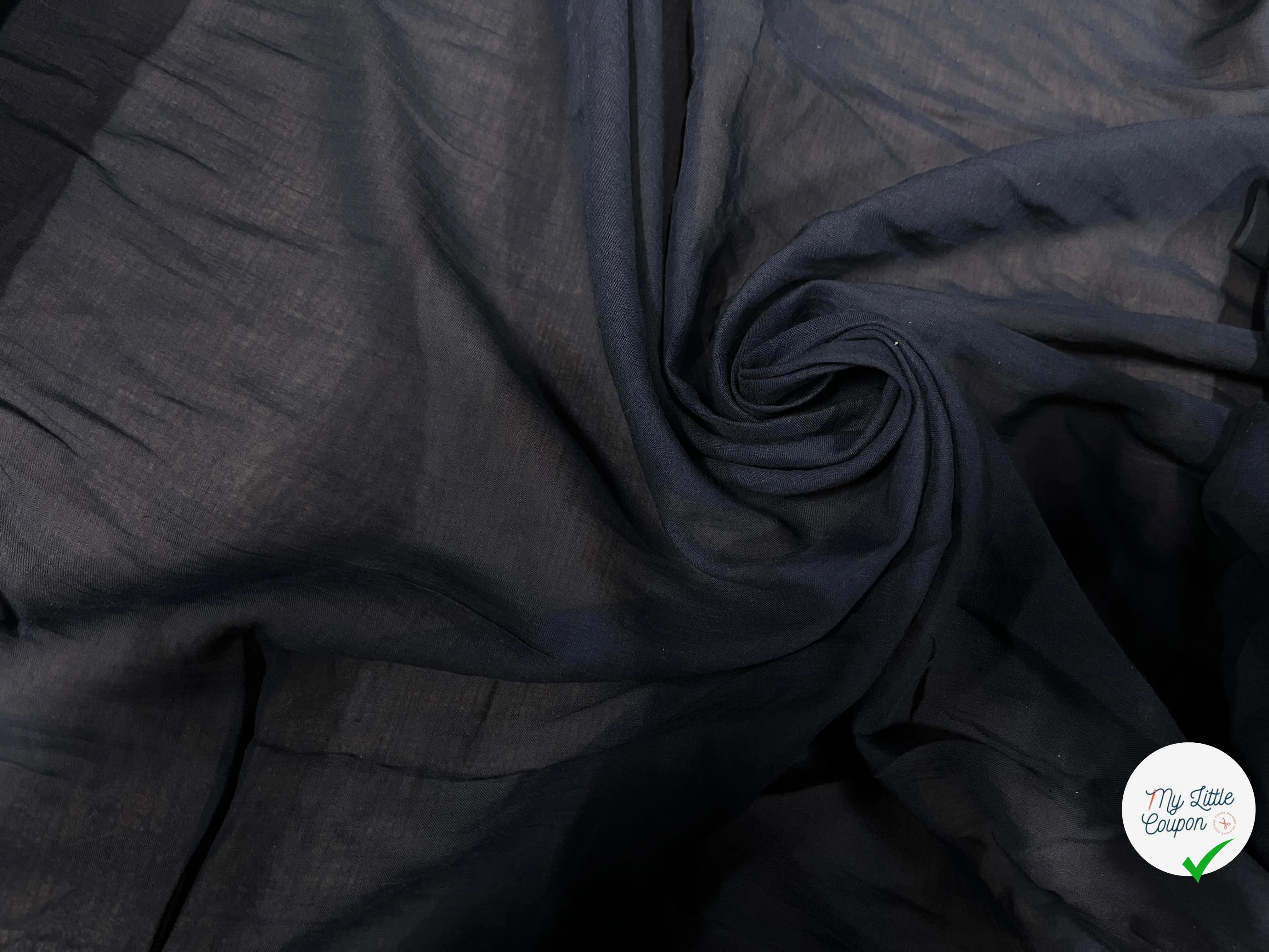 VELO IN COTONE BLU NOTTE 150CM - My Little Coupon