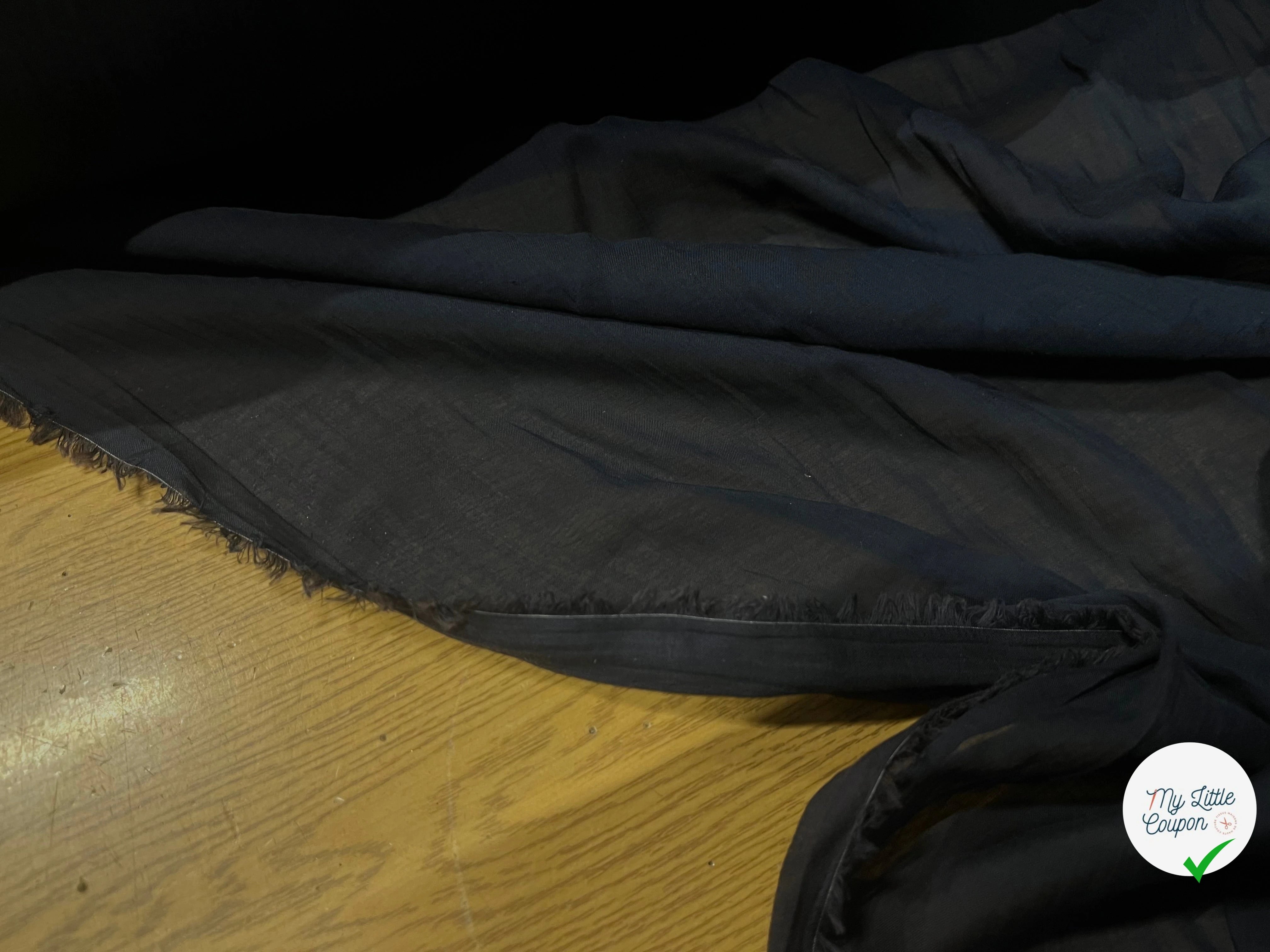 VELO IN COTONE BLU NOTTE 150CM - My Little Coupon