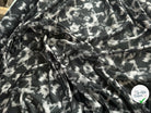 VOILE DE COTON EMERISÉ VOYAGE NOIR - My Little Coupon