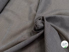 VOILE DE COTON FLUIDE GRIS FINES RAYURES 170CM - My Little Coupon