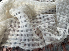 VOILE DE COTON LÉGER MOTIF VICHY TRANSPARENT - My Little Coupon