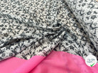 VOILE DE COTON LEGEREMENT EMERISÉ BASE ROSE - My Little Coupon