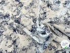 VOILE DE COTON MARVIN 150CM IMPRIMÉ FLEURS - My Little Coupon