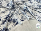 VOILE DE COTON MARVIN 150CM IMPRIMÉ FLEURS - My Little Coupon