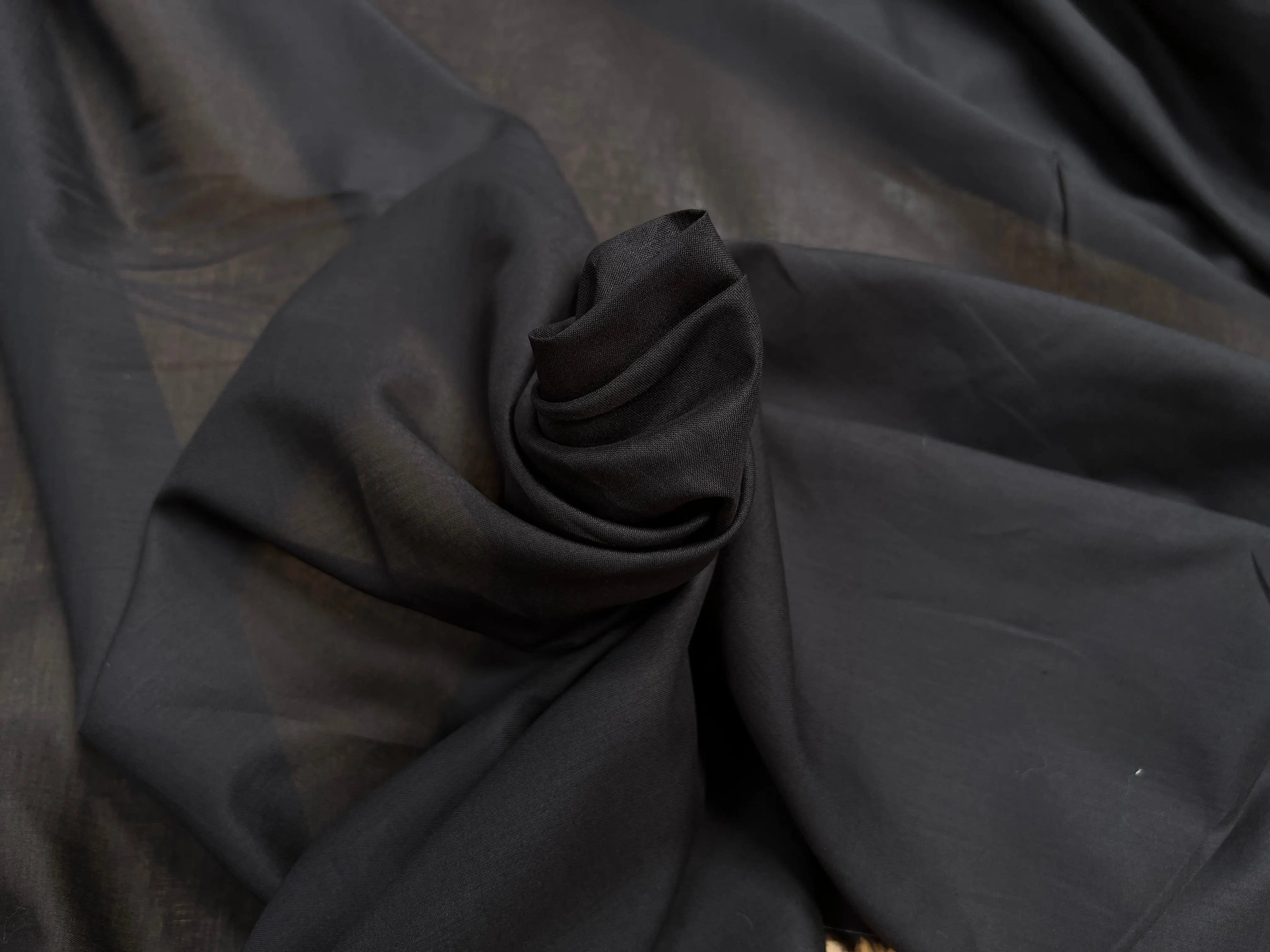 VOILE DE COTON NOIR SOUPLE - My Little Coupon