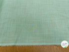 VOILE DE COTON QUADRILLÉ FLUIDE VERT MENTHE 146CM - My Little Coupon