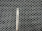 VOILE DE COTON QUADRILLÉ PLUMETIS NOIR FLOCHÉ MSO