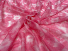VOILE DE COTON ROSE BARBE À PAPA ÉMERISÉ - My Little Coupon