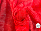 VOILE DE COTON ROUGE BLANC - My Little Coupon